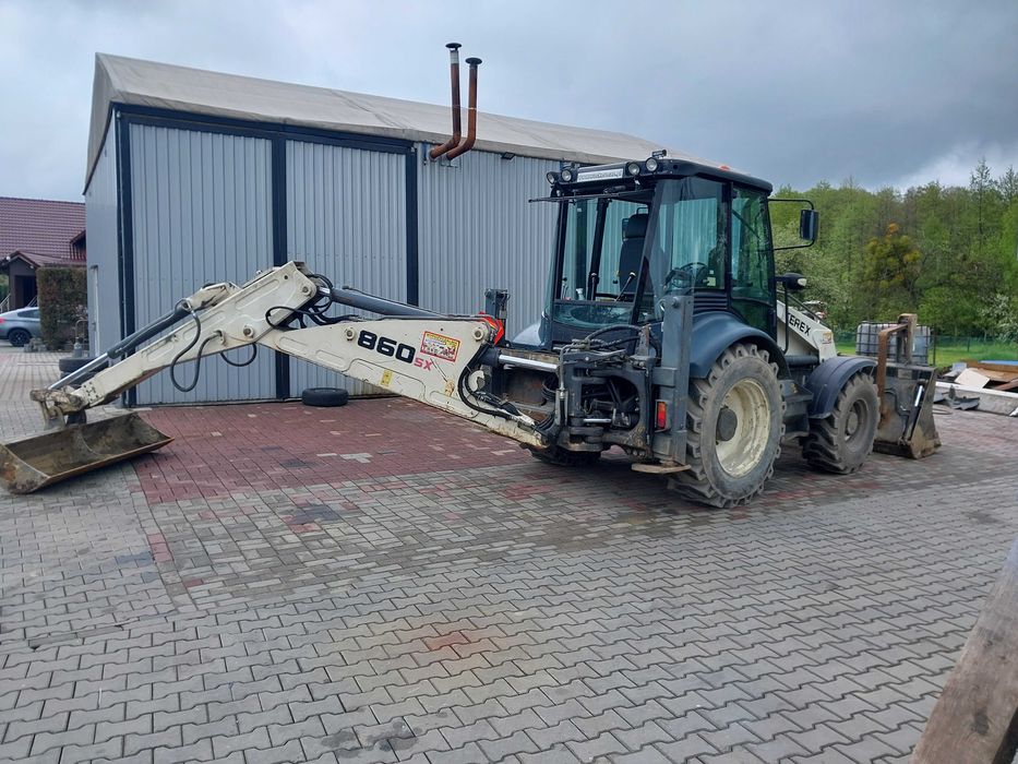 Koparko ladowarka terex