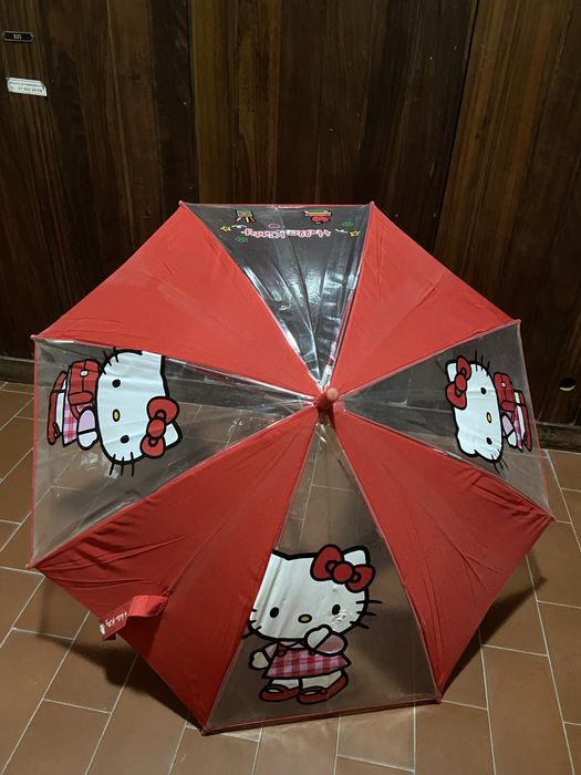 Chapéu de chuva Hello Kitty