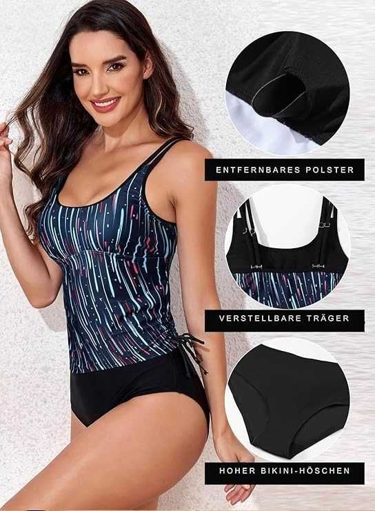 Nowy strój kąpielowy / kostium/ koszulka /majtki/ tankini !S! !4070!