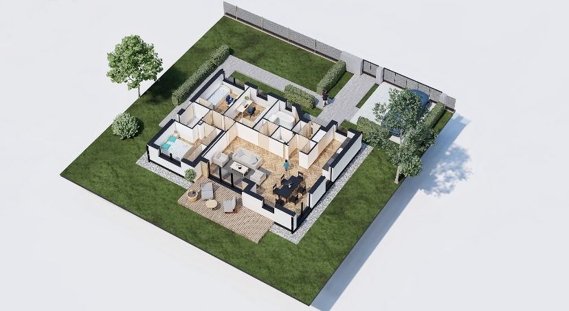 Dom w cenie mieszkania! 93m2 w Gronówku(G-Złoczew)- piękna lokalizacja