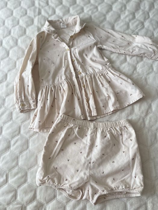 Рубашка та шортики з високою посадкою  для дівчинки
