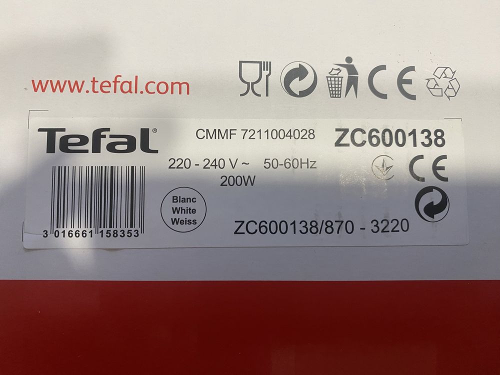 Продам б/у Соковитискач (сокодавка) шнековий Tefal UltraJuice ZC600138