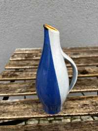Wazon ceramiczny szaro niebieski