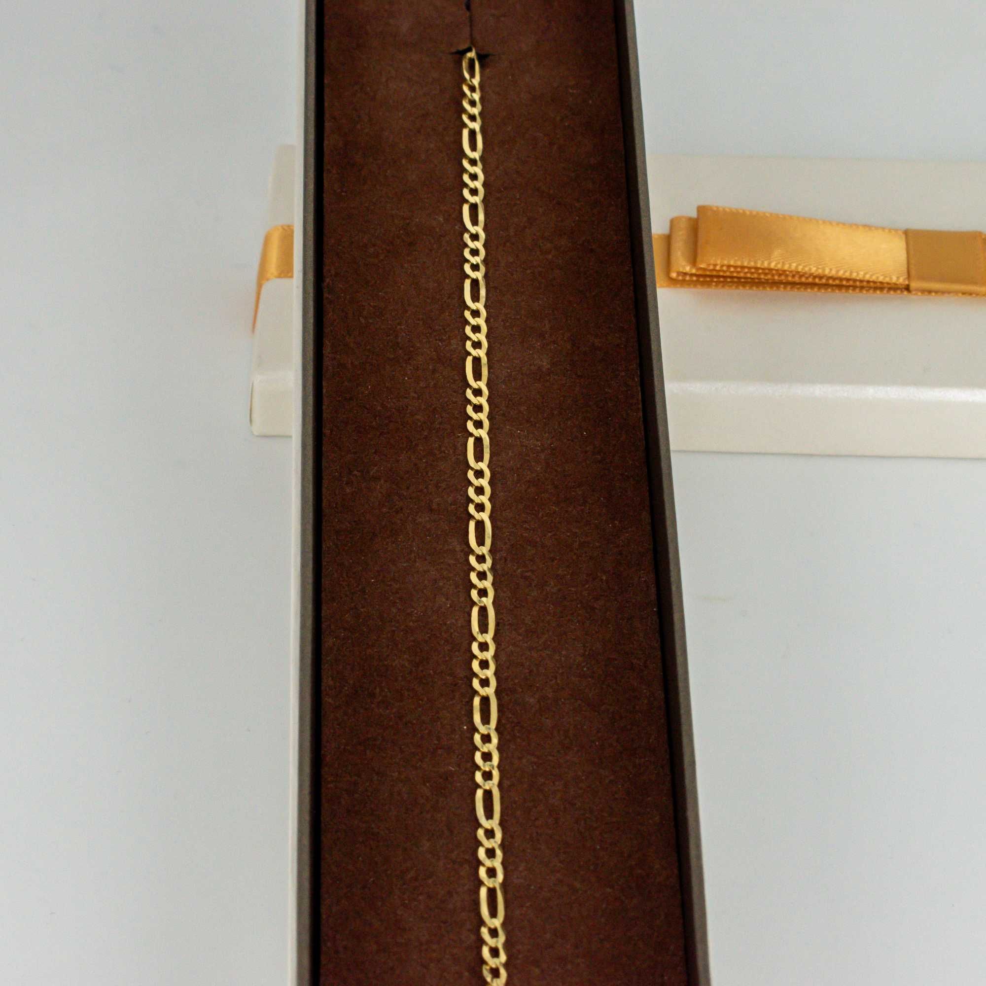 Złoty łańcuszek 585 5,97gram 55cm Figaro Pełny Nowy WYSYŁKA GRATIS