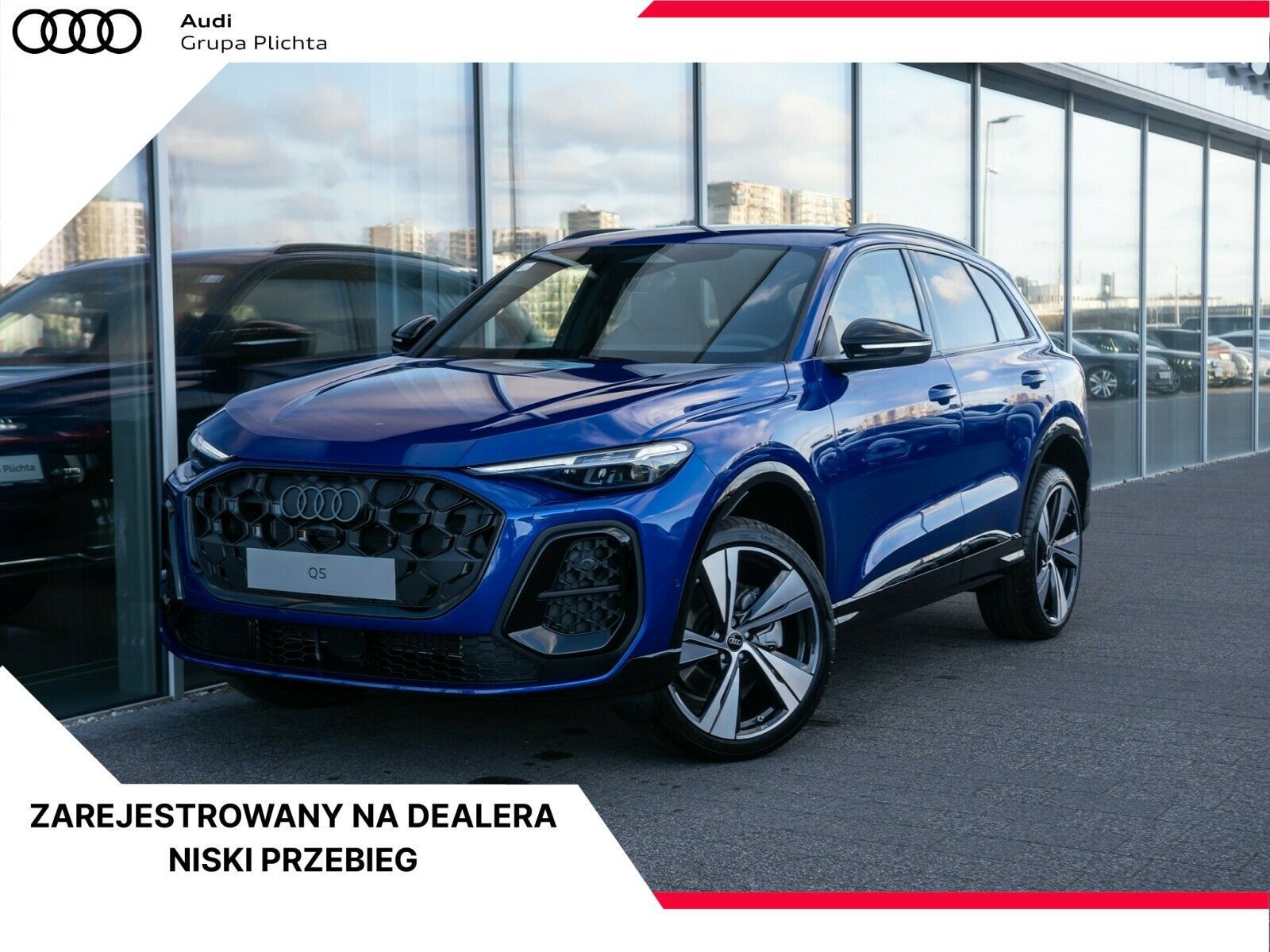 Audi Q5 Od ręki / Pneumatyka / Matrix LED / Akt. tempomat / Martwe pole