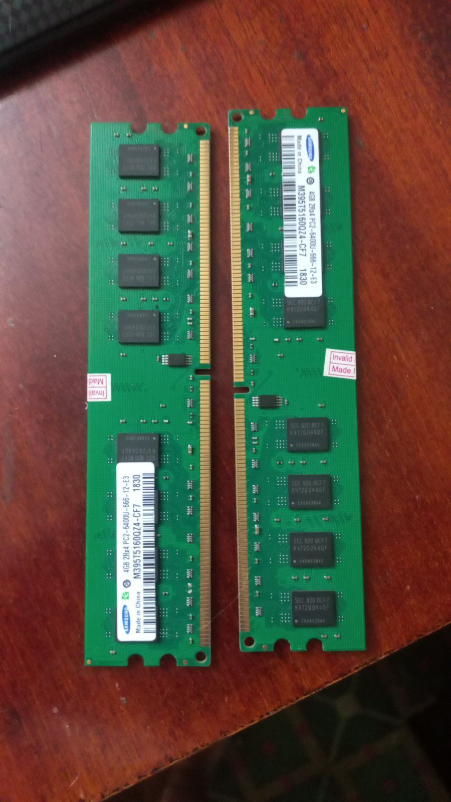 DDR2 Samsung 8gb 2x4gb