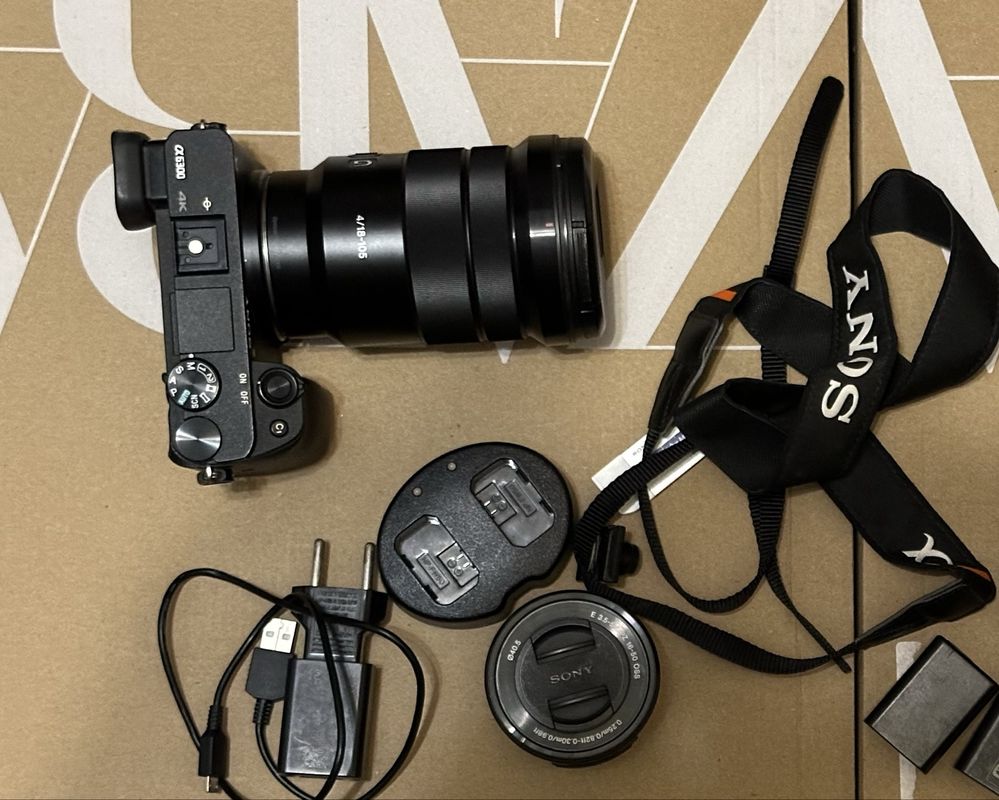 Комплект техніки з sony a6300 + sony 18-105 f/4, sony 16-50