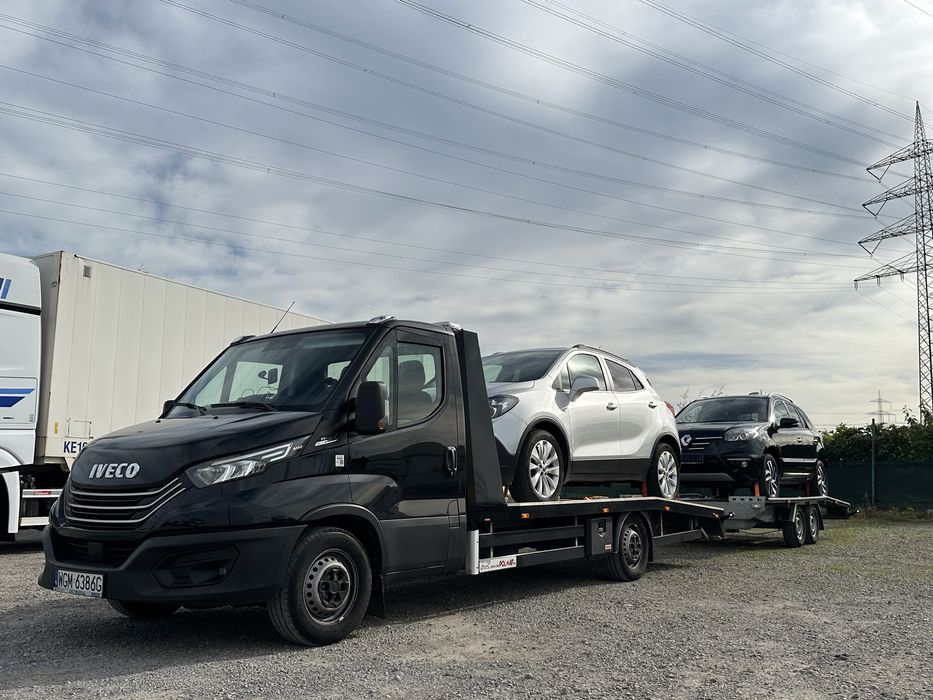Pod Busa 6m 4.5m 8.5m Laweta Przyczepa Autolaweta Wynajem