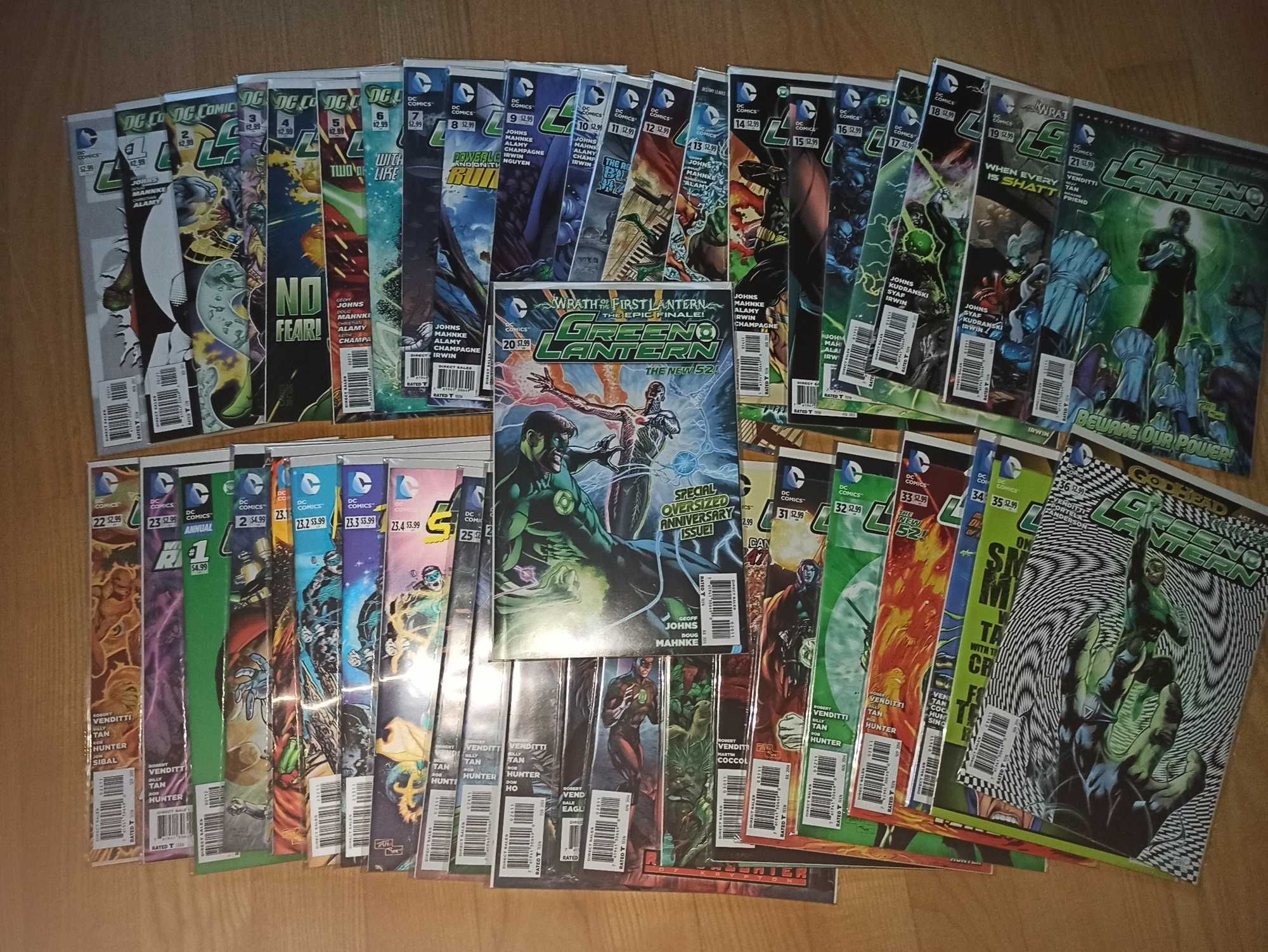 Green Lantern Vol. 5 #0 - #36 + pierwsze cameo Jessica Cruz DC
