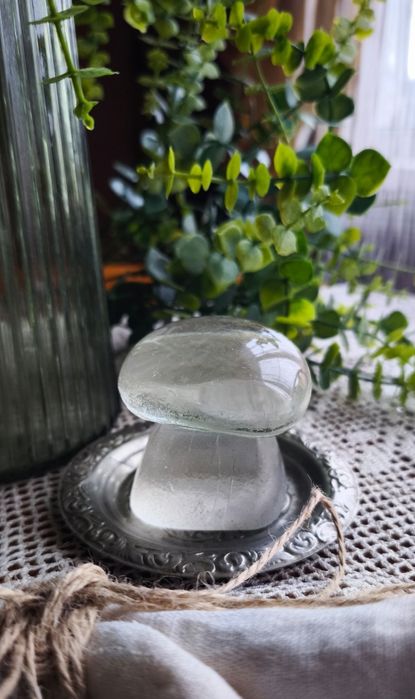 Статуэтка фигурка шкатулка пресс папье флакон старинное стекло Мальцов