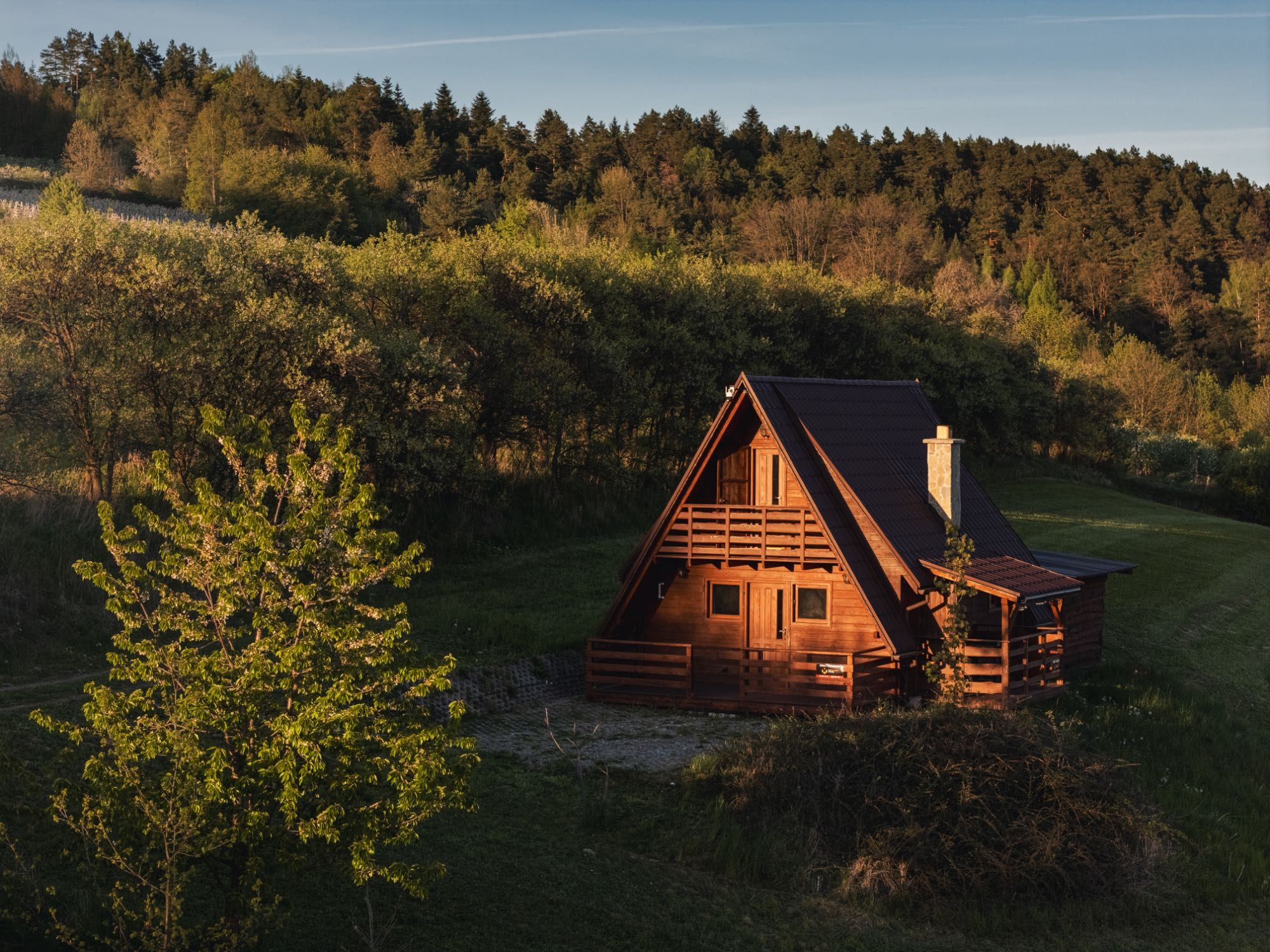 Domek Nad Sadem z widokiem - góry Beskid Sądecki