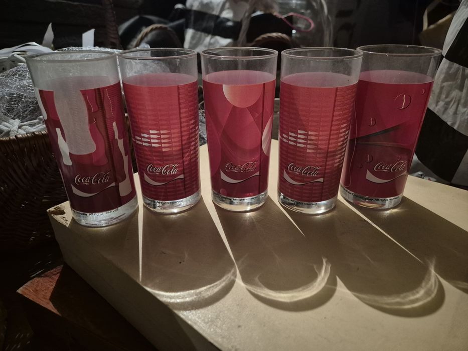 Szklanki Coca Cola