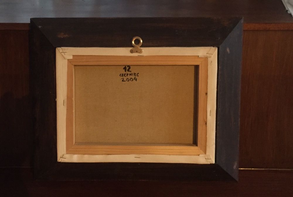 Obraz olejny pejzaż na płótnie 36/46cm