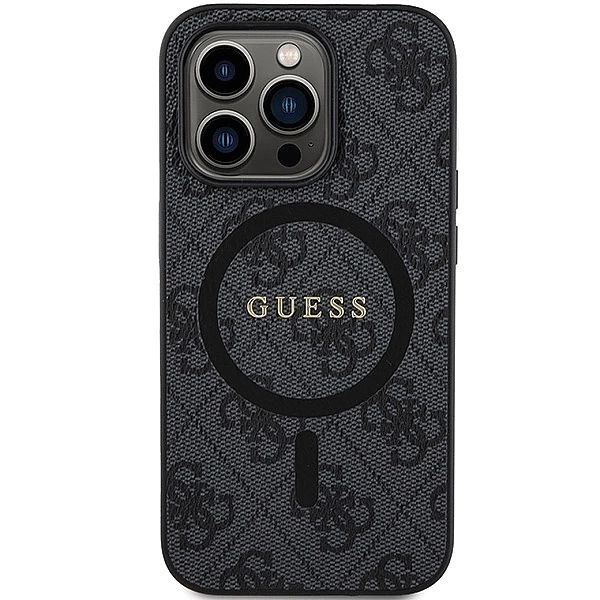 Etui Guess 4G Collection Leather Metal Logo MagSafe na iPhone 14 Pro -