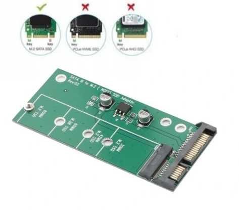 Przejściówka Adapter M2 SSD SATA3 SATA M.2 NGFF