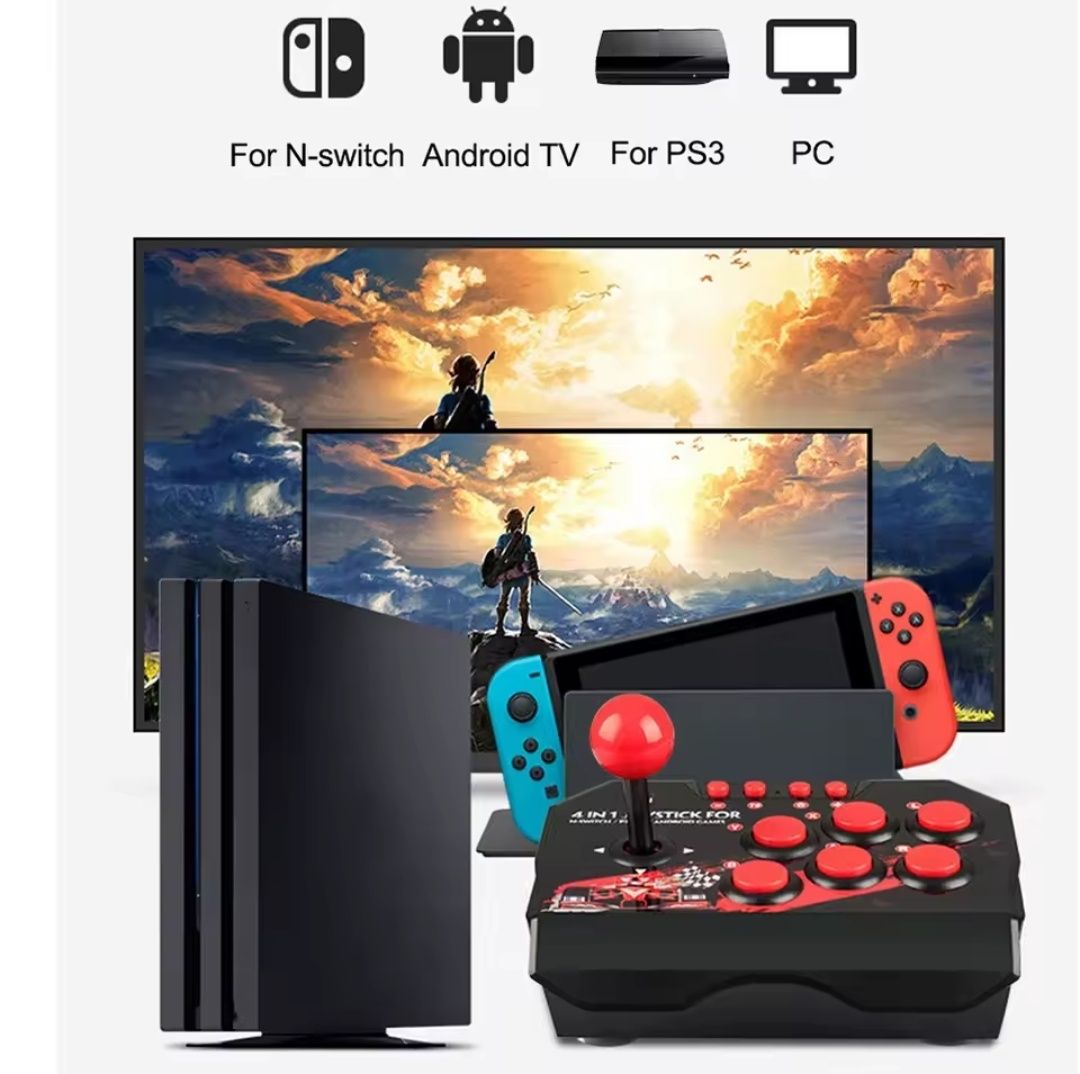 Joystick p/ nintendo switch, TV android, PS3 e PC