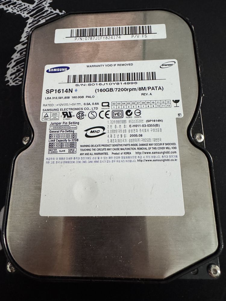 Dysk twardy Samsung SP1614N
