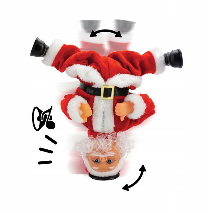 Tańczący Święty Mikołaj 26 Cm