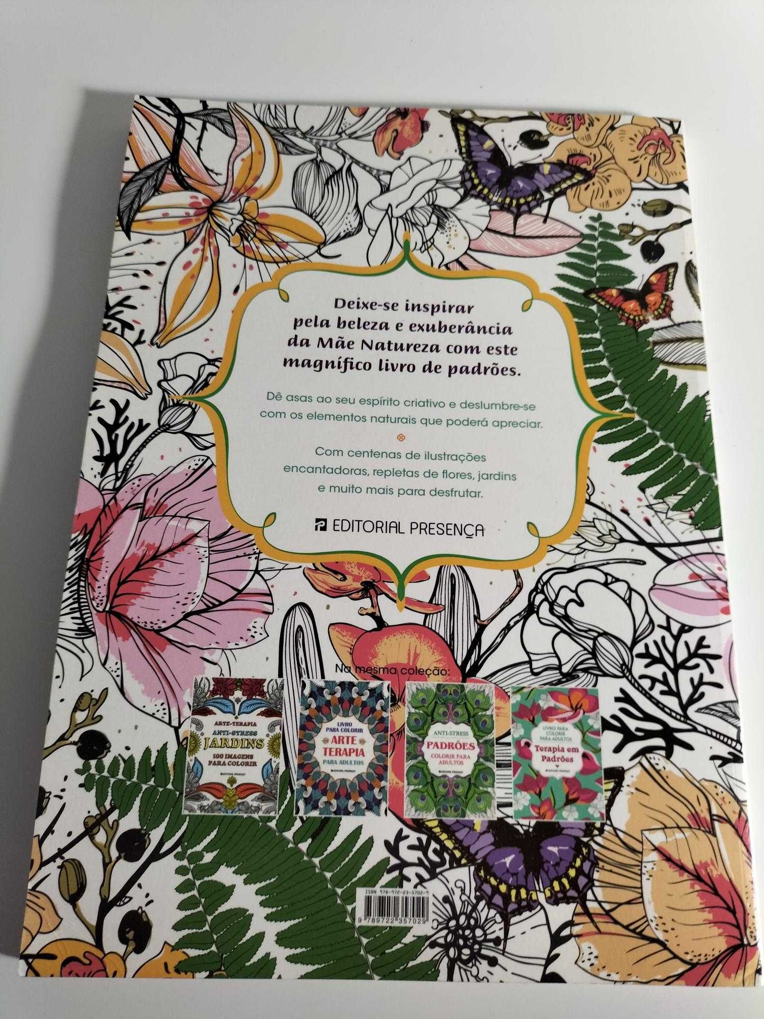 *Livro Para colorir Jardins Relaxantes