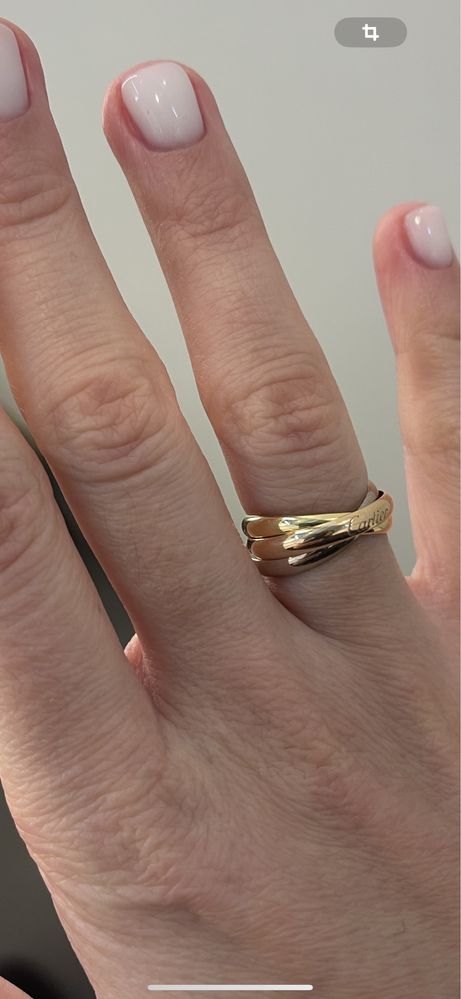 Каблучка Cartier  trinity оригінал