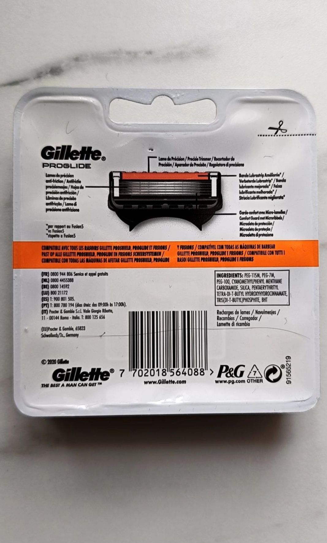 Gillette proglide wkłady