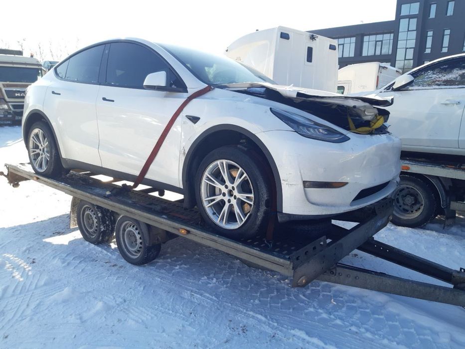 крыло капот tesla model Y разборка tesla model y