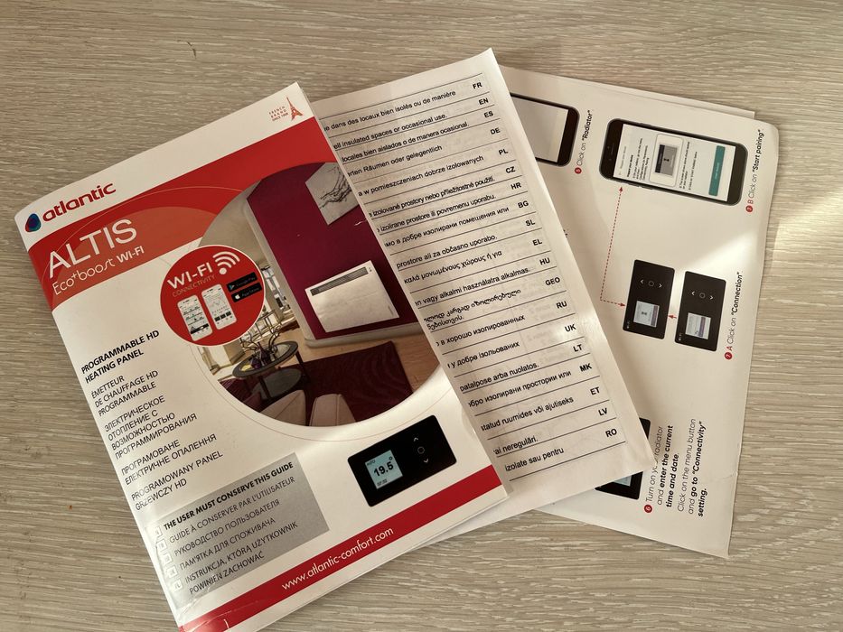 Конвектор Atlantic Altis Eco Boost 3 Wi-Fi CHG-BD1/Wi-Fi 2000w