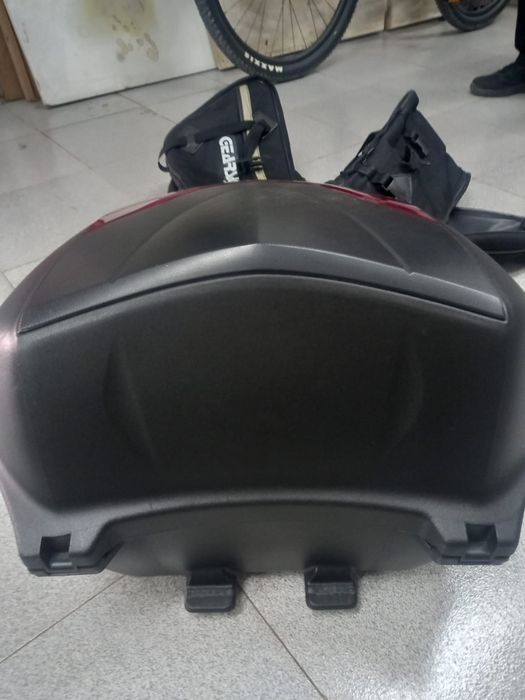 Top case original yamaha + malas laterais
