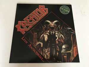 Kreator Live Antichrist... LP - kolor winyl z autografem