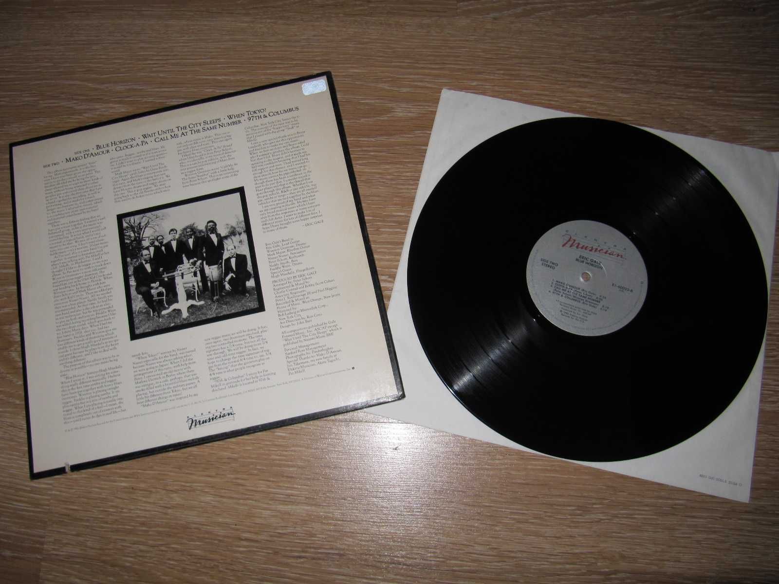 ДЖАЗ! Виниловый Альбом Eric Gale -Blue Horizon- 1982 *ОРИГИНАЛ (USA)