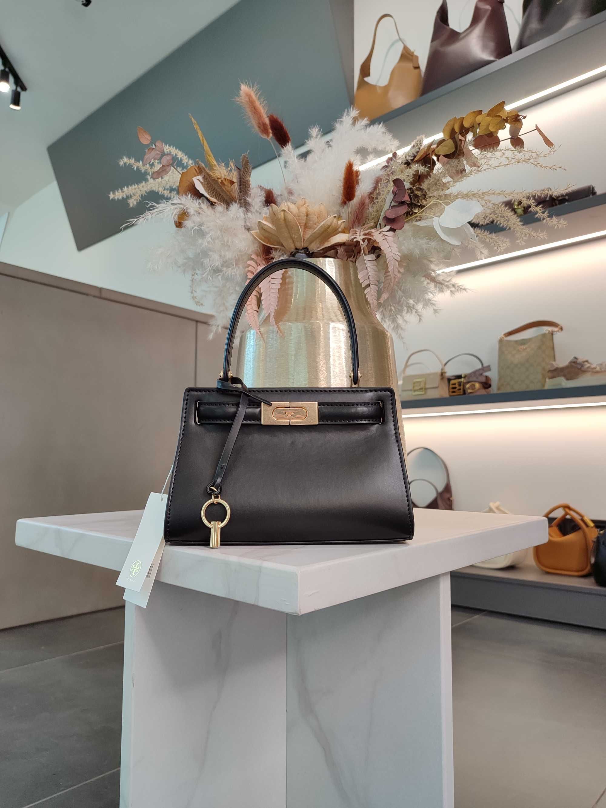 Сумка Tory Burch Lee Radziwill Small Bag Black