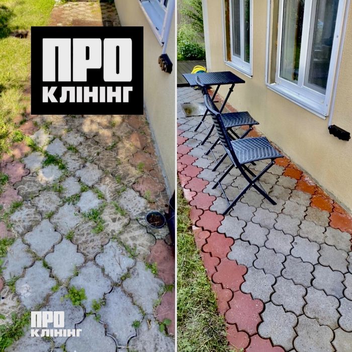 Чистка Тротуарної Плитки | клінінгові послуги прибирання клінінг Київ