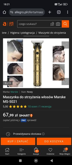 Maszynka do włosów brody