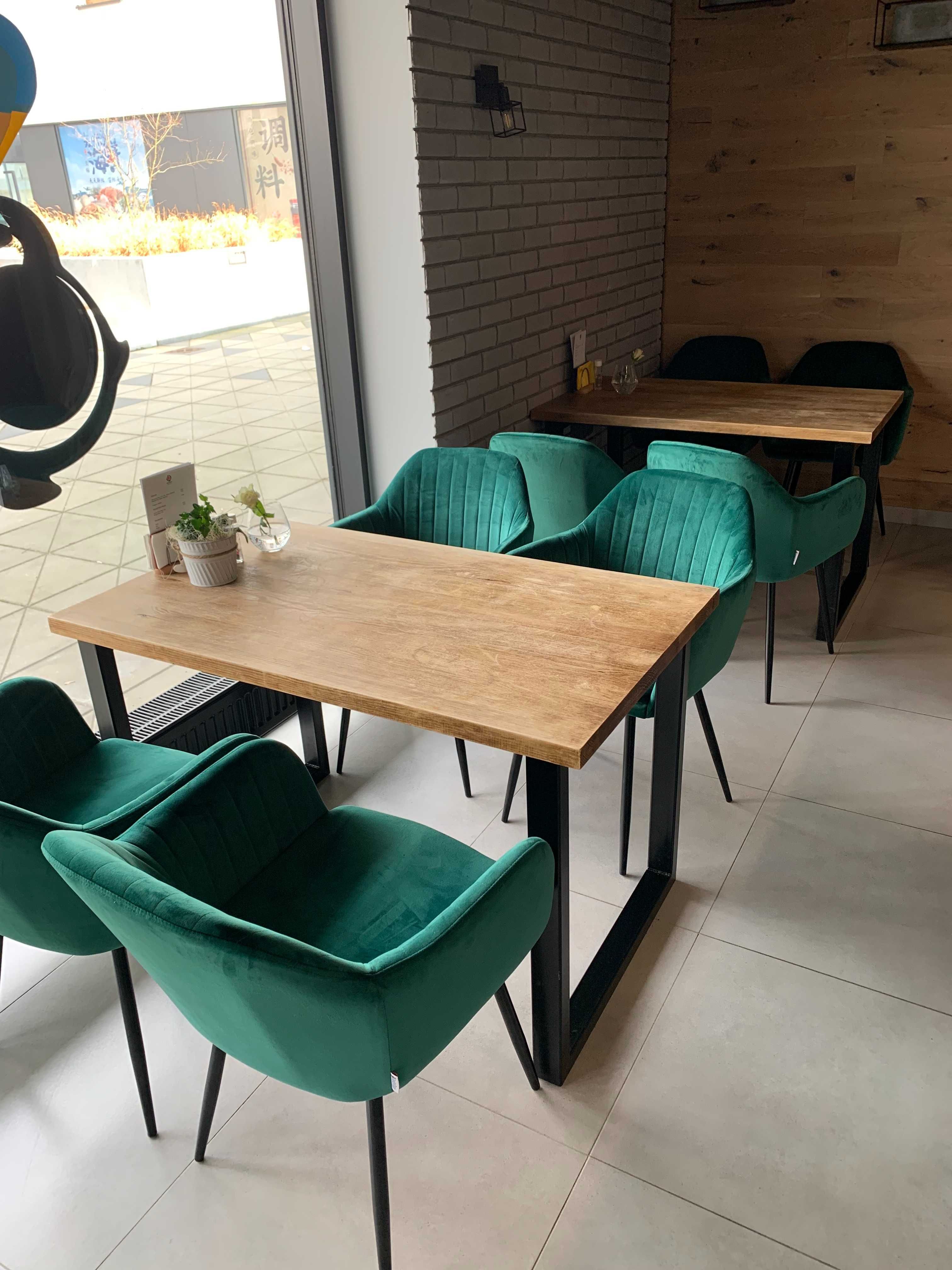 Stół na wymiar loft drewniany metalowe nogi nowoczesny