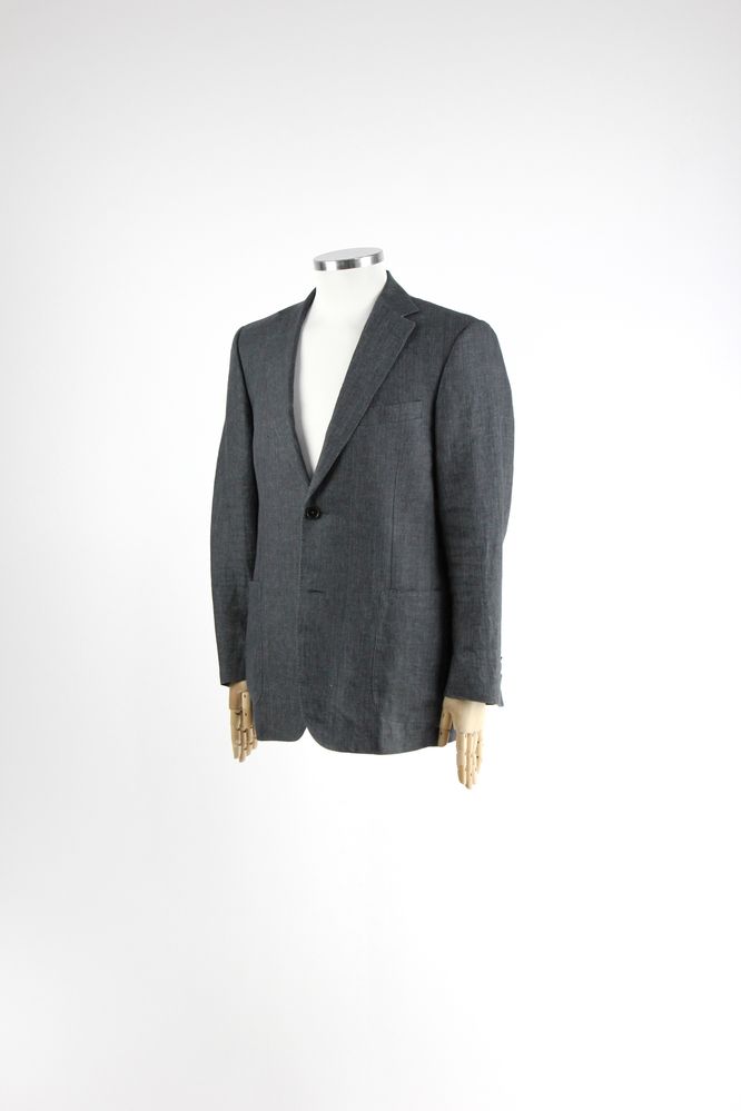 GRITTI BY ERMENEGILDO ZEGNA чоловічий лляний картатий піджак. Оригінал