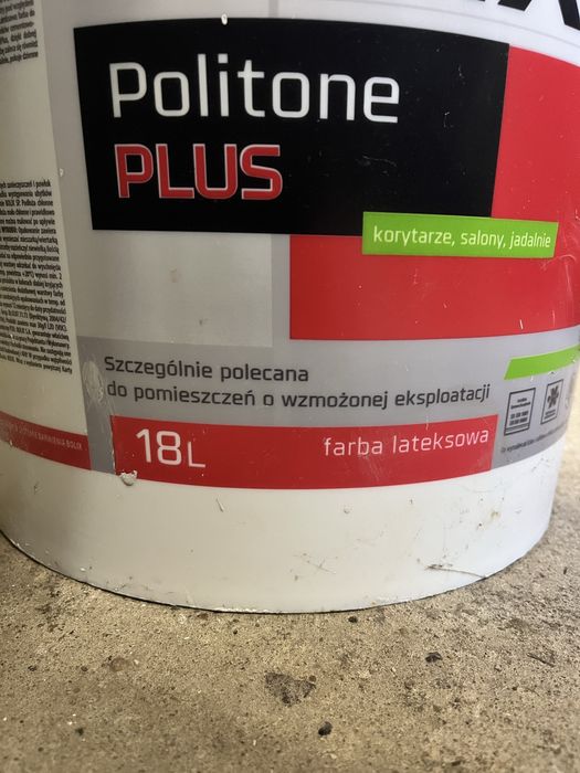 Farba silikonowa biala 18l