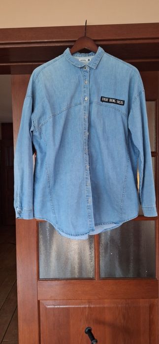 koszula jeansowa damska rozmiar L