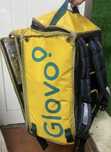 Mochila  mala glovo usada