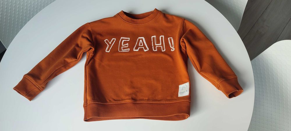 Smyk Cool Club r. 116 Brązowa Bluza Chłopięca z Napisem, dla chłopca