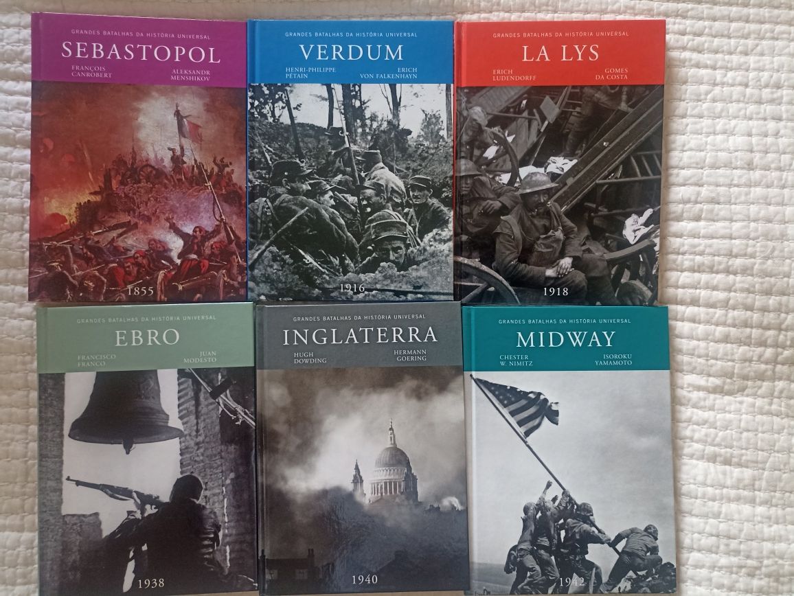 Coleção: Grandes Batalhas da História Universal"
33 volumes