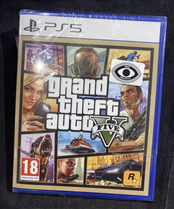 Gta 5 ps5 novo selado