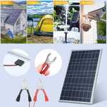 Kit Painel Solar solar 
para Carro, Barco, Bateria, 15W, 12V, 18V novo
