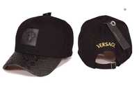 Кепка Versace вышивка черная блайзер