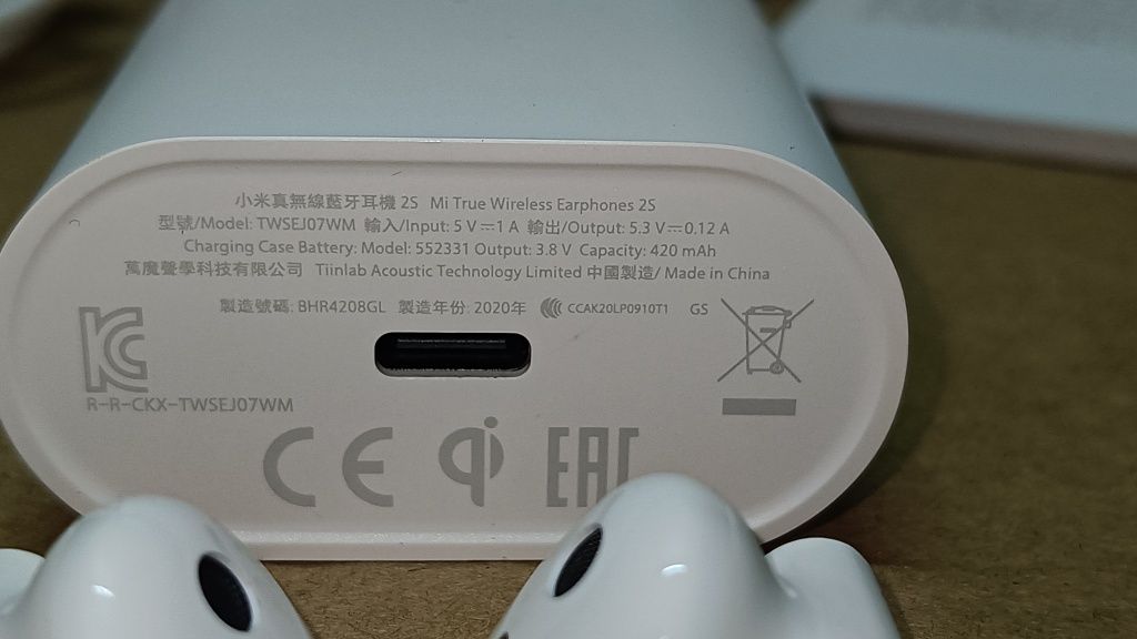 Bezprzewodowe słuchawki Xiaomi Mi Air 2S