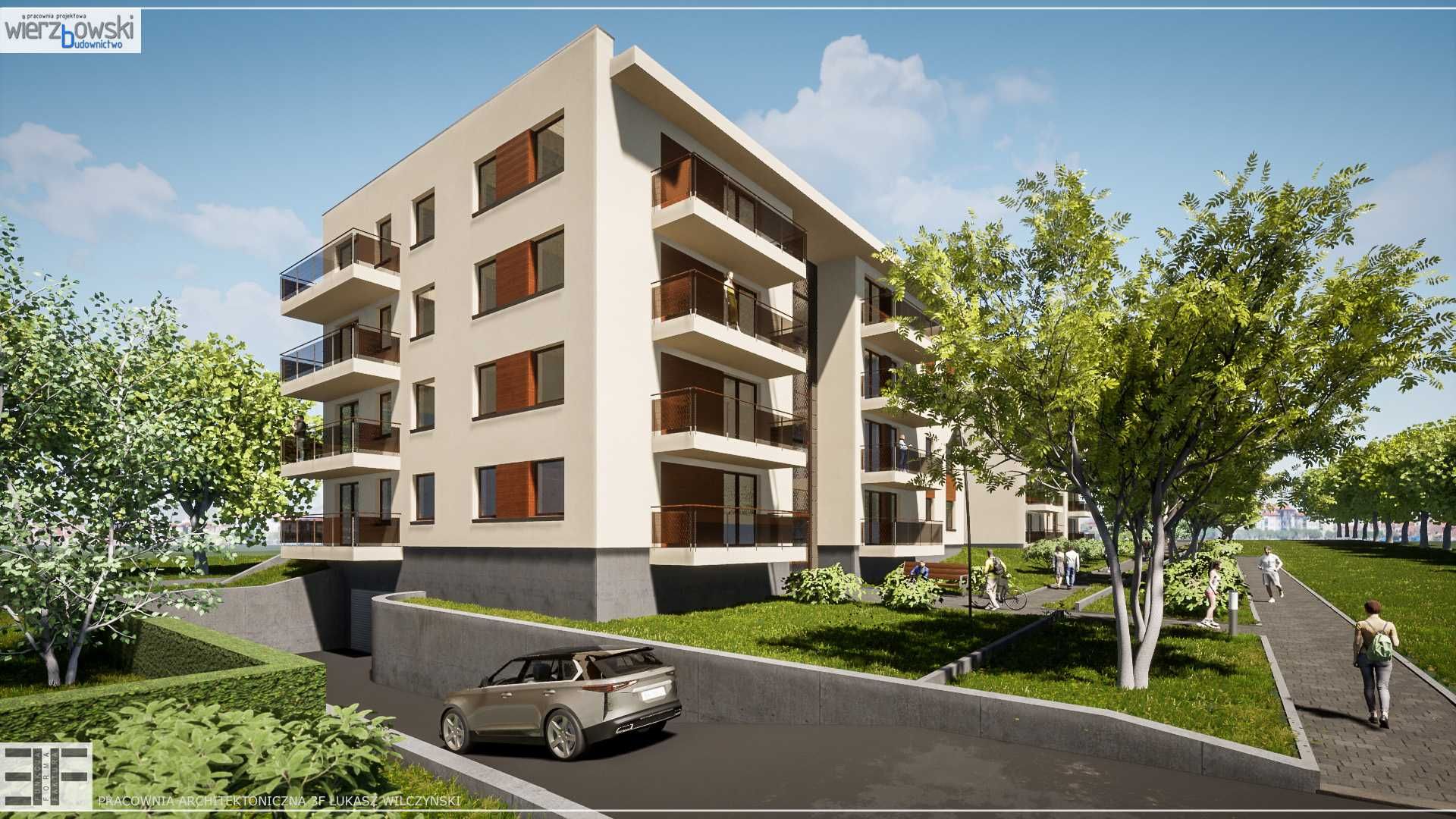 Osiedle Zielone Zacisze Opoczno I 49,36 m2I 3 pokoje I balkon 8,28m2