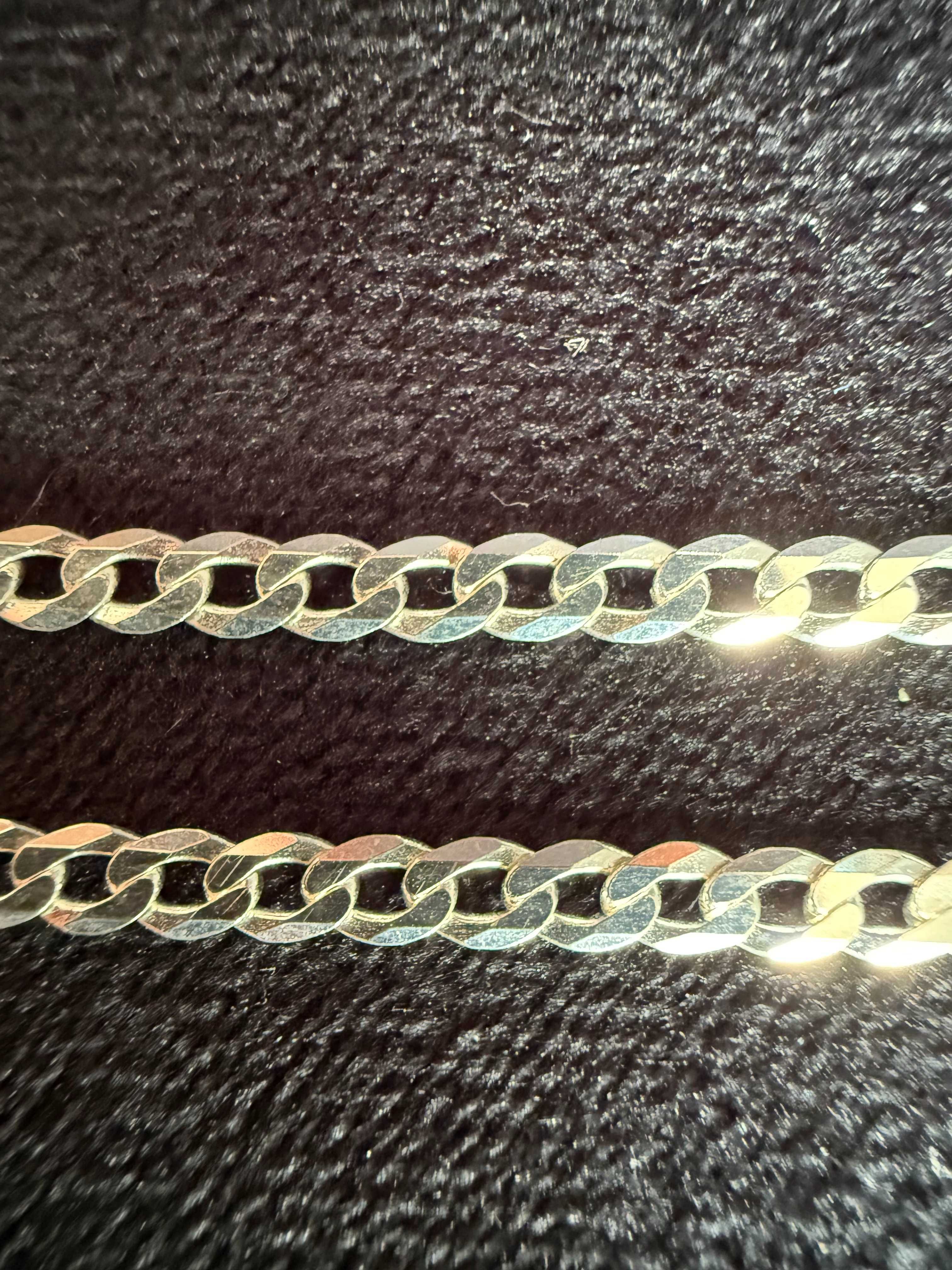 Srebrny Łańcuszek Pancerka 925 – 60cm / 8g