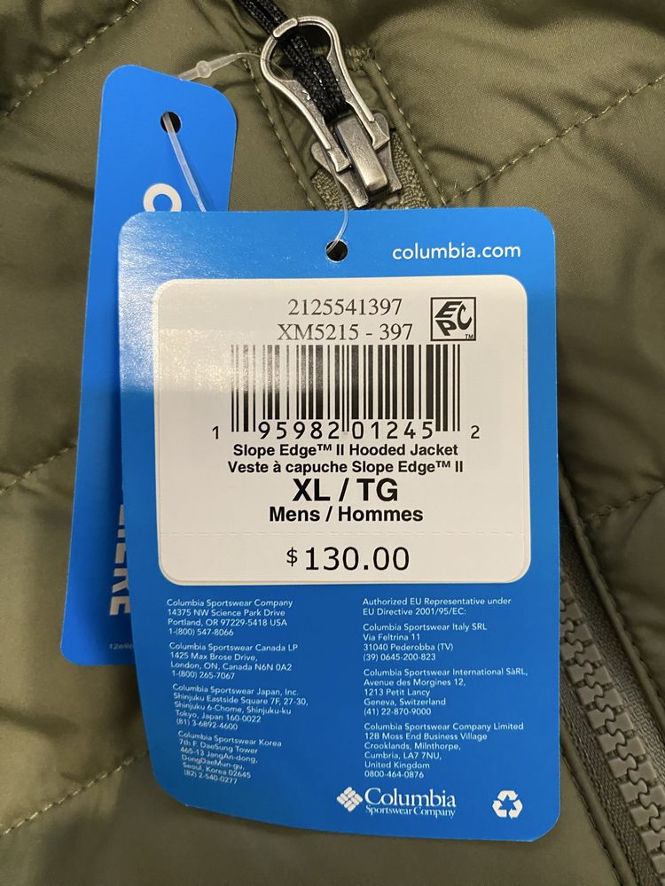 Куртка Columbia Men's Slope Edge™ II Hooded Jacket