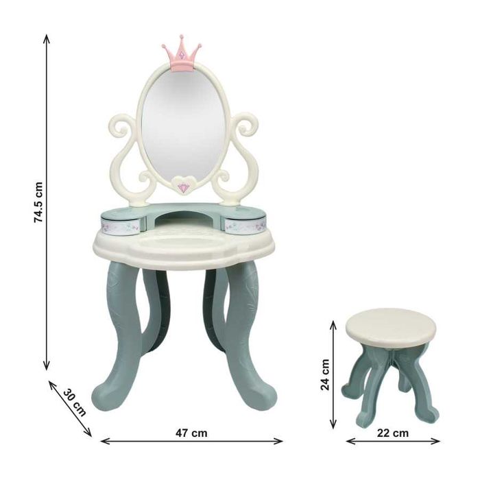 Косметичний столик трюмо зі стільчиком ТехноК, арт. 8683, 1638 в асорт