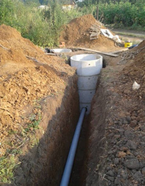 Установка, доставка бетонных колец. Канализация, водопровод.