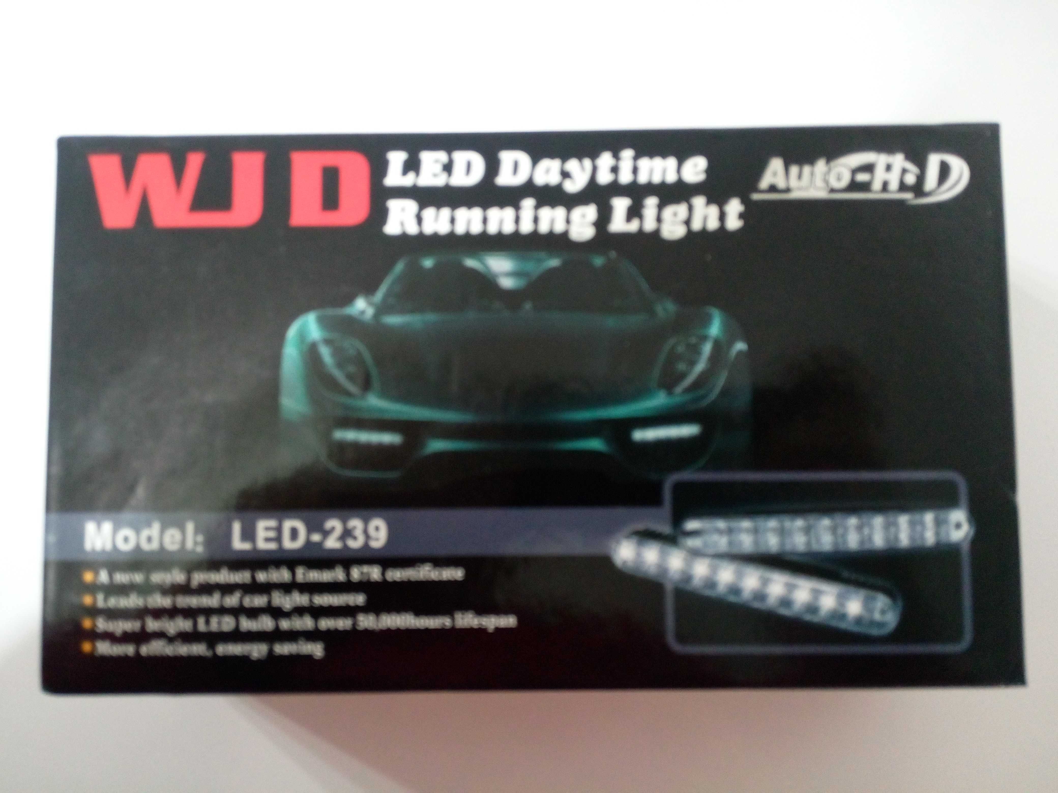 Lampy LED światła do jazdy dziennej+kierunkowskazy WJD LED-239